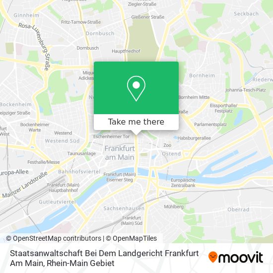 Staatsanwaltschaft Bei Dem Landgericht Frankfurt Am Main map