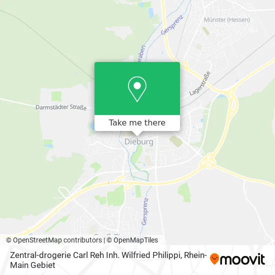 Карта Zentral-drogerie Carl Reh Inh. Wilfried Philippi