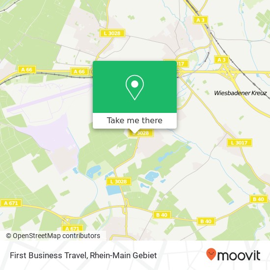 First Business Travel map