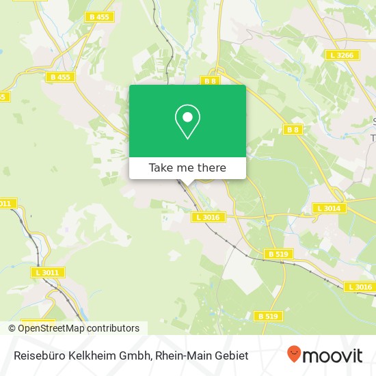 Reisebüro Kelkheim Gmbh map