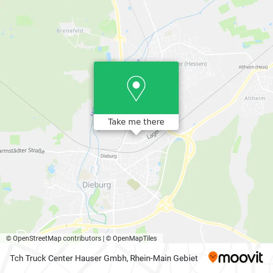 Карта Tch Truck Center Hauser Gmbh