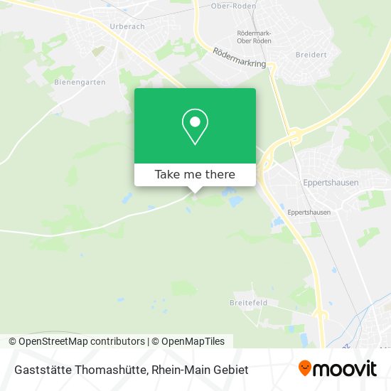 Gaststätte Thomashütte map