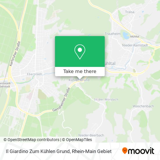 Il Giardino Zum Kühlen Grund map