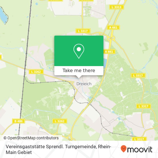 Vereinsgaststätte Sprendl. Turngemeinde map