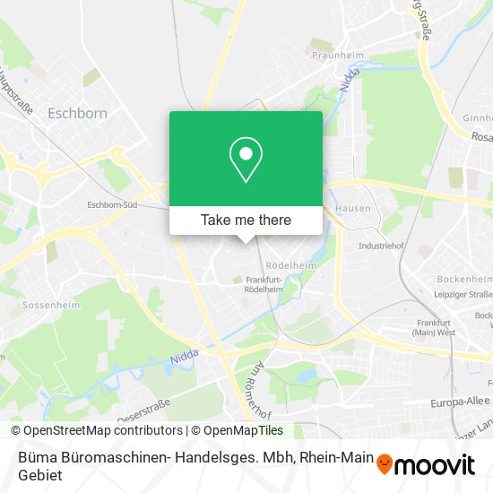 Büma Büromaschinen- Handelsges. Mbh map