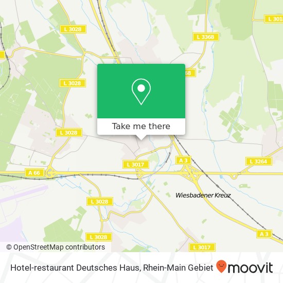 Hotel-restaurant Deutsches Haus map