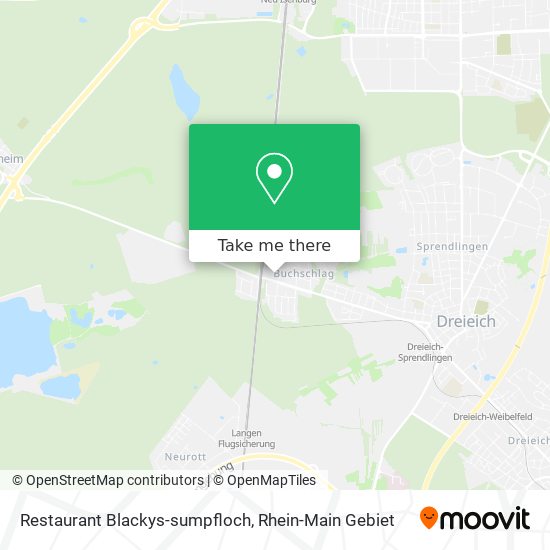Restaurant Blackys-sumpfloch map