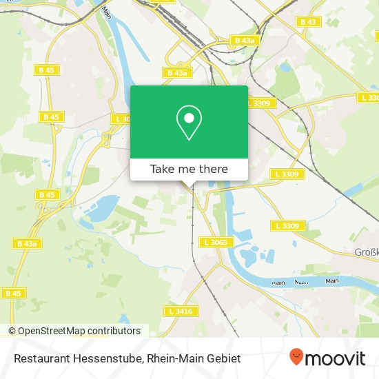 Restaurant Hessenstube map