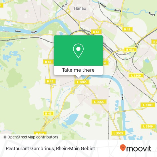 Карта Restaurant Gambrinus