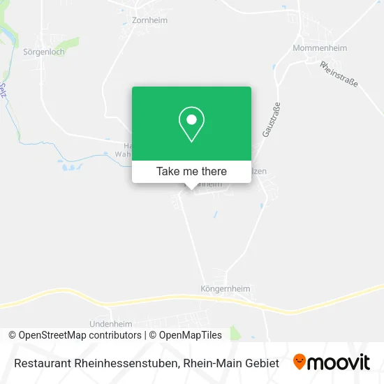 Карта Restaurant Rheinhessenstuben