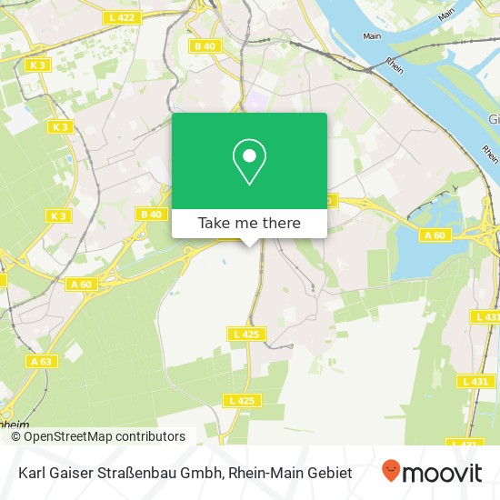 Karl Gaiser Straßenbau Gmbh map