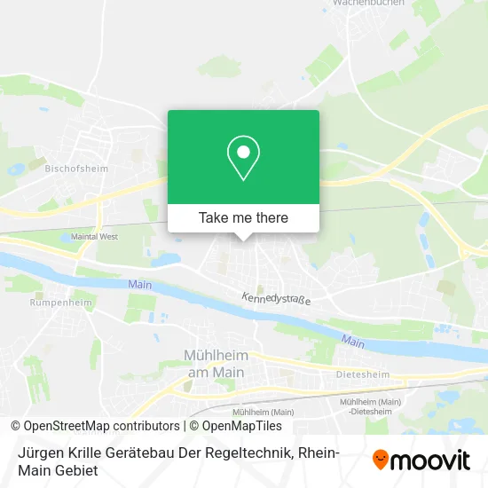 Карта Jürgen Krille Gerätebau Der Regeltechnik