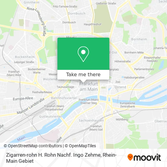 Карта Zigarren-rohn H. Rohn Nachf. Ingo Zehme