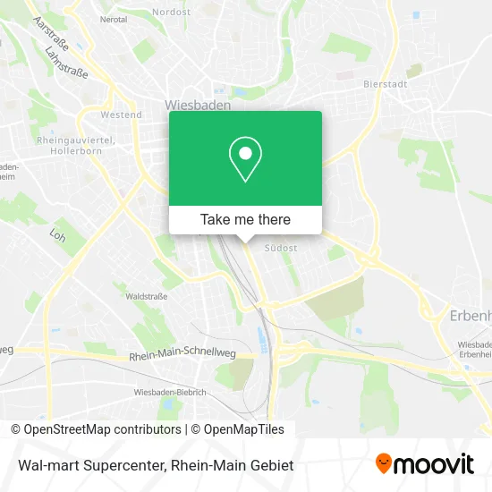 Карта Wal-mart Supercenter