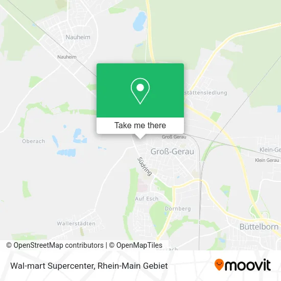 Карта Wal-mart Supercenter