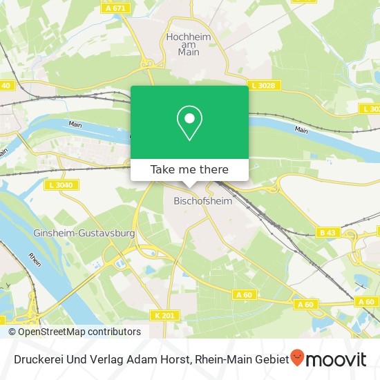 Druckerei Und Verlag Adam Horst map