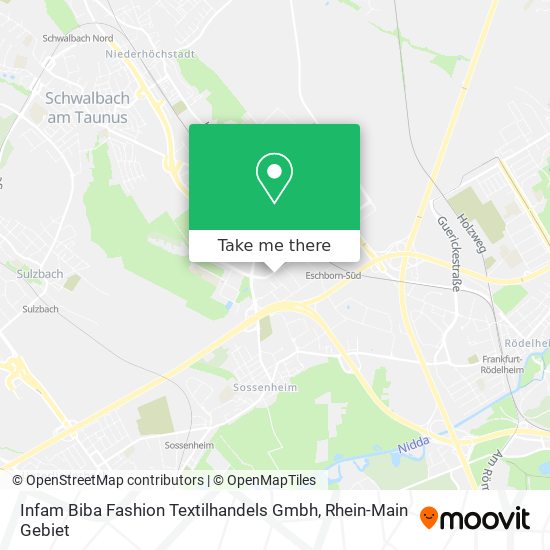 Infam Biba Fashion Textilhandels Gmbh map