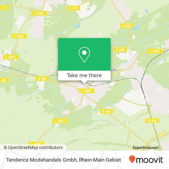 Tendence Modehandels Gmbh map