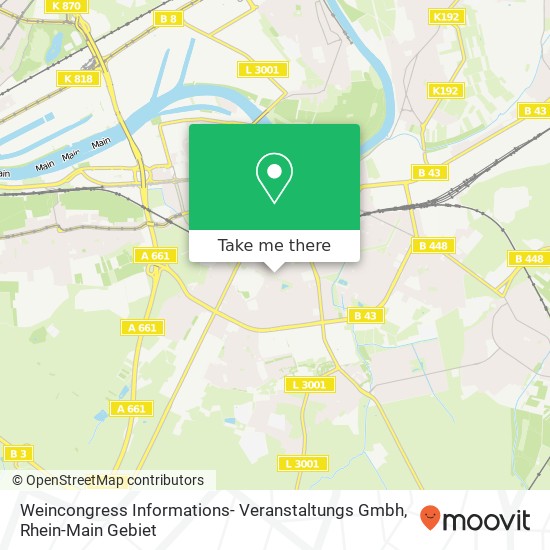 Weincongress Informations- Veranstaltungs Gmbh map