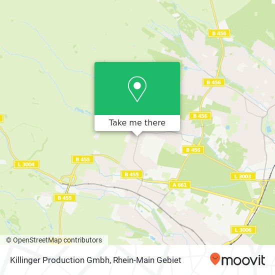 Killinger Production Gmbh map