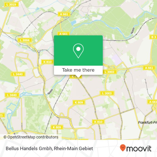 Bellus Handels Gmbh map