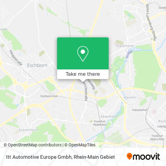 Itt Automotive Europe Gmbh map