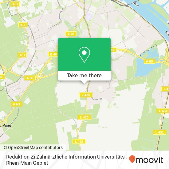 Redaktion Zi Zahnärztliche Information Universitäts- map