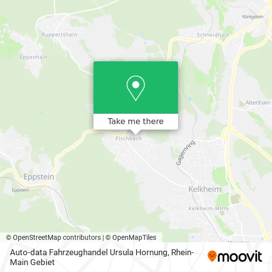 Карта Auto-data Fahrzeughandel Ursula Hornung