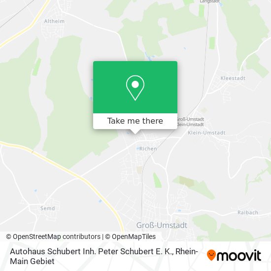 Autohaus Schubert Inh. Peter Schubert E. K. map