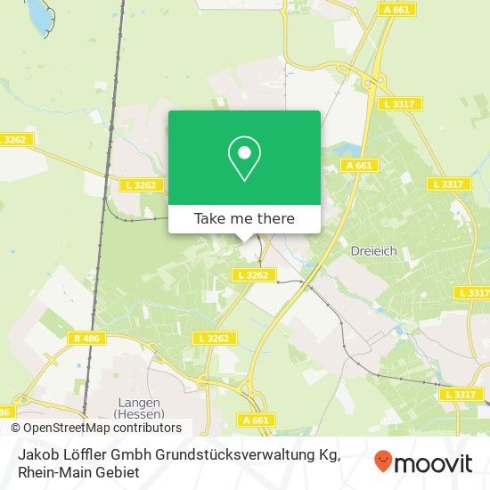 Карта Jakob Löffler Gmbh Grundstücksverwaltung Kg