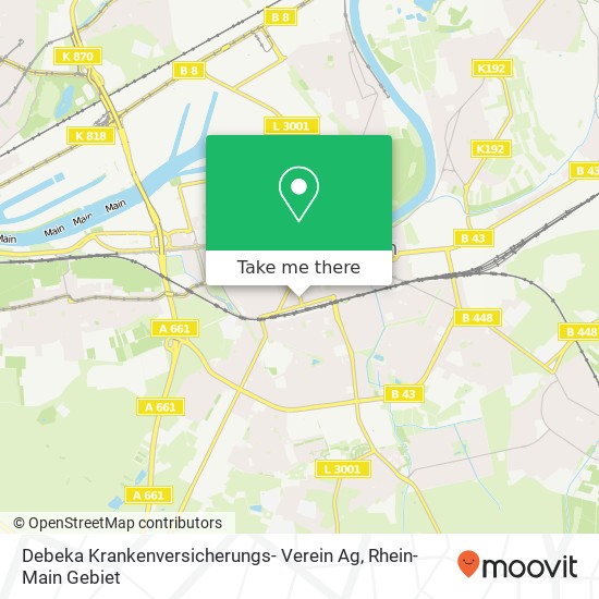 Debeka Krankenversicherungs- Verein Ag map