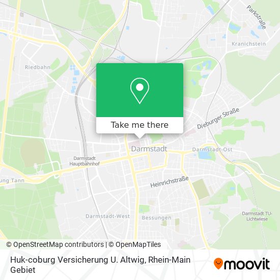 Huk-coburg Versicherung U. Altwig map