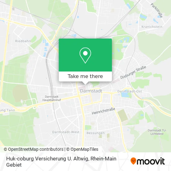 Карта Huk-coburg Versicherung U. Altwig