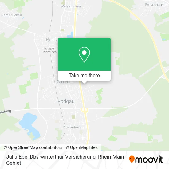 Карта Julia Ebel Dbv-winterthur Versicherung