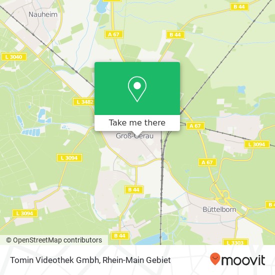 Tomin Videothek Gmbh map