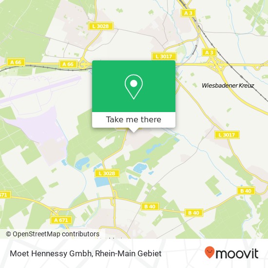 Moet Hennessy Gmbh map