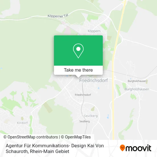 Карта Agentur Für Kommunikations- Design Kai Von Schauroth