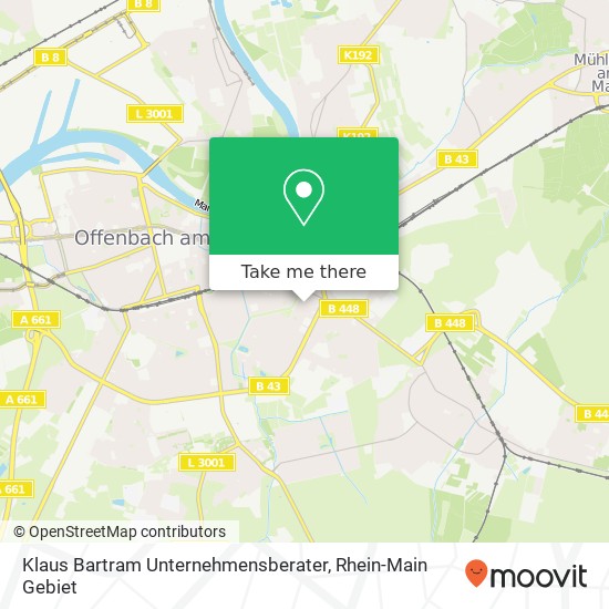 Klaus Bartram Unternehmensberater map