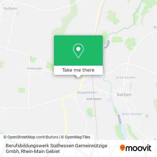 Berufsbildungswerk Südhessen Gemeinnützige Gmbh map