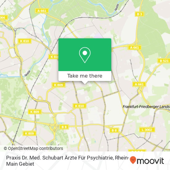 Praxis Dr. Med. Schubart Ärzte Für Psychiatrie map