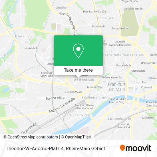 Карта Theodor-W.-Adorno-Platz 4