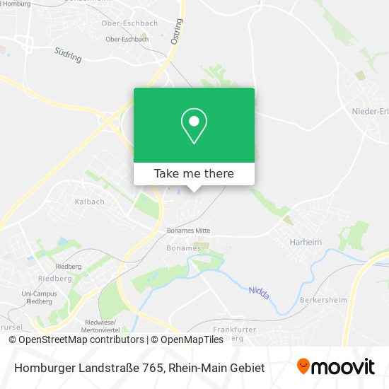 Homburger Landstraße 765 map
