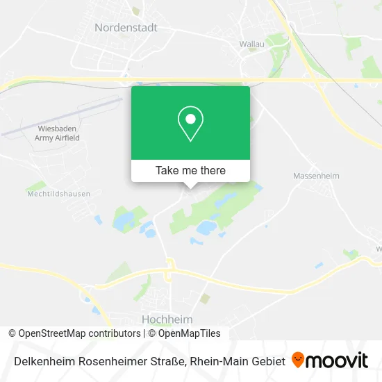 Карта Delkenheim Rosenheimer Straße