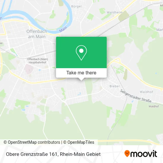 Карта Obere Grenzstraße 161