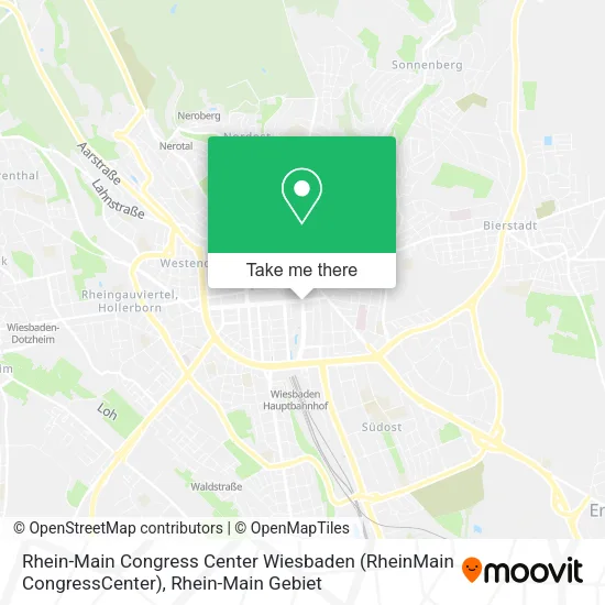 Карта Rhein-Main Congress Center Wiesbaden (RheinMain CongressCenter)