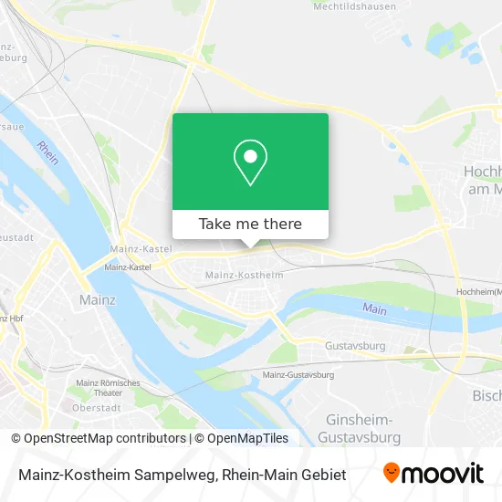 Карта Mainz-Kostheim Sampelweg