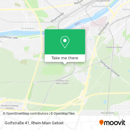 Карта Golfstraße 41