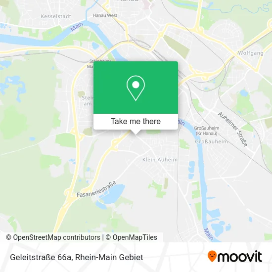 Карта Geleitstraße 66a