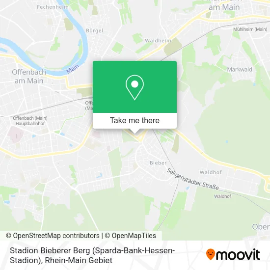 Карта Stadion Bieberer Berg (Sparda-Bank-Hessen-Stadion)