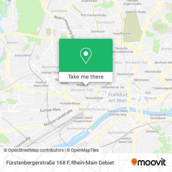 Fürstenbergerstraße 168 F map